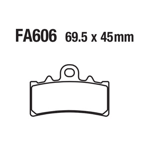 Pastillas de Freno de Disco para Motocicleta, Revestimiento de Freno de Disco FA606 RC 125 200 390 <span class=keywords><strong>G310</strong></span> - Product Image 4