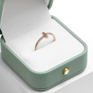 High End Cloth Jewelry Packaging <b>Box</b>, <b>Ring</b> <b>Box</b>, Bracelet Chain, Exquisite Velvet Jewelry <b>Box</b> Wholesale - Product Image 5
