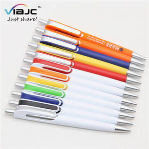 2020 новая Таиландская промо Матовая Белая пластиковая шариковая ручка с логотипом - Product Image 2