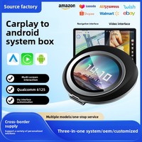 Caja Qualcomm Android Auto y CarPlay GT6PLUS de 7 Pulgadas con Interconexión Inalámbrica/Tipo-C para Toyota Land Cruiser Prado 2002-2017