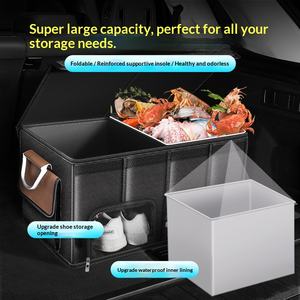 Caja de Almacenamiento de Nailon <span class=keywords><strong>para</strong></span> Maletero de <span class=keywords><strong>Coche</strong></span> y Organizador de Vehículos <span class=keywords><strong>para</strong></span> Accesorios de <span class=keywords><strong>Coche</strong></span> y Almacenamiento de Zapatos - Product Image 5