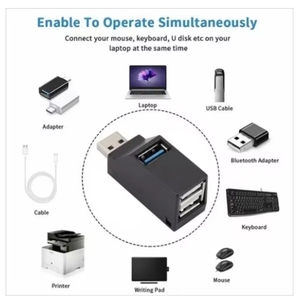 <span class=keywords><strong>USB</strong></span> <span class=keywords><strong>3.0</strong></span> USB2.0 <span class=keywords><strong>HUB</strong></span> מתאם מאריך למחשב נייד אביזרי קורא כרטיסים U Disk - Product Image 3