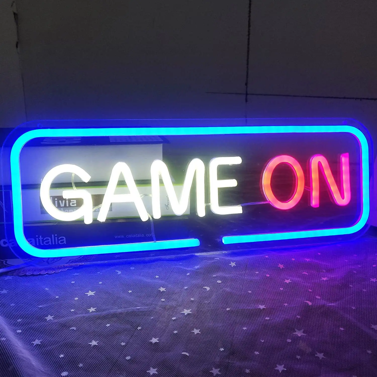 Wholesale Custom Led Game On Neon Sign For Party Game Kids Home Wall Lamp Acrylic Lights Decoration Holiday Lighting