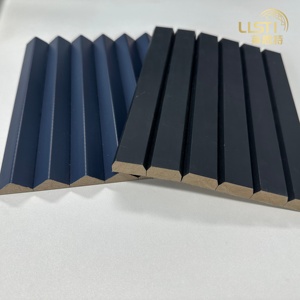 DIY &amp; Dowel Feature PVC <strong>Wall</strong> <strong>Wood</strong> Slat <strong>Wall</strong> <strong>Panels</strong> Each 3D <strong>Wall</strong> <strong>Panels</strong> for Interior <strong>Wall</strong> Decor Modern Sideboard for Living Room - Product Image 6