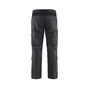 BLAKLADER - 144818329699C52 Pantalon d'industrie stretch avec poches genouillères Gris moyen/Noir-PANTALON DE TRAVAIL EAN 7330509759523 - Product Image 2