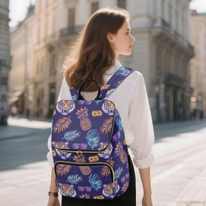 Fashion purple Color Quilted <b>Ladies</b> <b>Backpack</b> Bag Waterproof Outdoor Leisure Travel Fashion Large <b>Backpacks</b> - Product Image 6