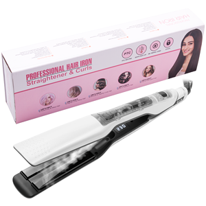 Dropshipping fer à boucler vapeur fer plat vapeur pour cheveux naturels fer à lisser vapeur large <span class=keywords><strong>professionnel</strong></span> - Product Image 6