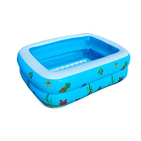 Qualitäts garantie 1,50 m Drei Stockwerke Aufblasbarer Pool PVC-Material Außen durchmesser 150*110*50 für 2-3 für Kinder