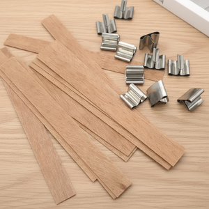 ไส้เทียนไม้ไร้ควัน 100% ธรรมชาติ เป็นมิตรกับสิ่งแวดล้อม สำหรับตกแต่งในเทศกาล - Product Image 3