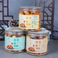 Alkaline Water Crispy Bread Cubes Sea Salt Caramel Dried Baguette Vine Pepper Spicy 185g Bulk Casual Afternoon Tea Snacks