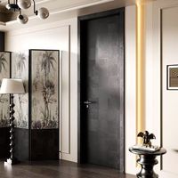 Porte en bois finition placage bois naturel, de bonne qualité, design moderne et simple, porte intérieure pour maisons