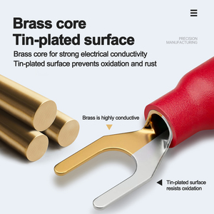 Vente en gros Ensemble de bornes pressées à froid Ensemble de bornes de connecteur de fil de câble de type <span class=keywords><strong>O</strong></span> Type U Kit de bornes de câble série Rv sv - Product Image 3
