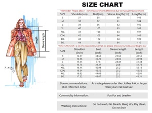 <span class=keywords><strong>Trench</strong></span> da Donna di Alta Qualità in Vera Pelliccia di Agnello Cappotto da Donna con Stampa Leopardata in Pelliccia Mongola - Product Image 6