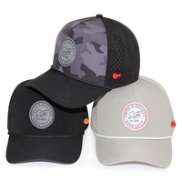 Gorra de Béisbol Deportiva Impermeable de 5 Paneles para Hombre y Mujer, Gorra de Golf Perforada con Cuerda y Marcador de Bola Magnético con Soporte para Tee