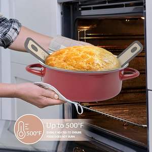 Imbragatura per pane in Silicone per forno olandese 2 pezzi per pane riutilizzabile antiaderente con manici lunghi facile da trasferire pane a lievitazione naturale - Product Image 4