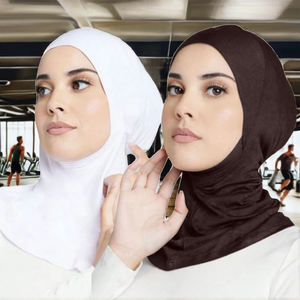 Voile de sport premium à coutures solides, séchage rapide, en modal, extensible et respirant pour femmes musulmanes – Collection Automne – Meilleures ventes - Product Image 2