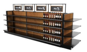 ชั้นวางกอนโดลาโลหะเกรดสูงทนทานสำหรับจัดแสดงในร้านค้า - Product Image 2