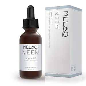 Venta al por mayor 100% aceite de Neem orgánico prensado en frío natural puro