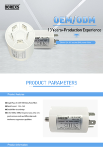 Dorexs 220V 16A hộ gia đình vỏ nhựa EMI Lọc | tụ tiếng ồn đàn áp lọc CE chứng nhận cho máy giặt - Product Image 4