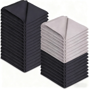 उच्च गुणवत्ता वाले चश्मा पहने धूप का चश्मा पहने कस्टम लोगो माइक्रोफाइबर विपिंग नेत्र फोन घड़ी सफाई कपड़े - Product Image 1