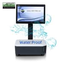 Báscula de impresión de etiquetas, balanza Pos con pantalla Lcd, punto métrico, precio bajo y caliente