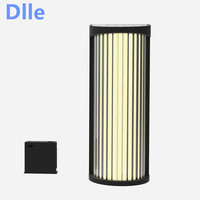 Lampe murale LED solaire extérieure IP44 1W 2W en acier inoxydable 201 avec diffuseur en verre pour aménagement paysager, garantie 3 ans