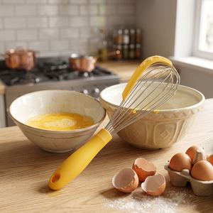 Fouet en acier inoxydable personnalisé pour la cuisine, fouet en fil métallique pour cuisiner, fouetter, mélanger, battre, remuer - Product Image 1