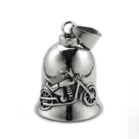 Porte-clés en acier inoxydable vintage de qualité supérieure, avec un ange gardien porte-bonheur, pour hommes