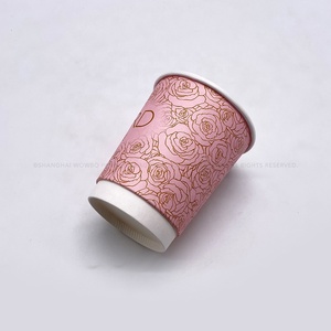 Gobelets en papier en édition limitée saisonnière de 12oz 16oz avec moka à la menthe poivrée et autres saveurs des fêtes - Product Image 5