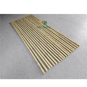 Bâton de <span class=keywords><strong>bambou</strong></span> <span class=keywords><strong>artificiel</strong></span> jaune écologique de 2cm de diamètre en plastique pour clôture japonaise - Product Image 1