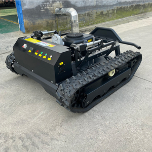 Low Fuel Hot Top Small Crawler Remote <b>Control</b> Mower Farm Grass Blade Automatic Lawn Robot Simple Commercial Mowing Price High - Product Image 5