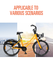 Vélo de ville partagé TXED en alliage d'aluminium à 3 vitesses, cadre 26 pouces, avec GPS intelligent – Offre spéciale