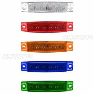 10 Luces LED Externas para Automóvil de 24 V, 6 LED, para Autobús, Camión, Remolque, Luz de Freno Lateral/Trasera, Indicador, Marcador, Advertencia Trasera - Product Image 2