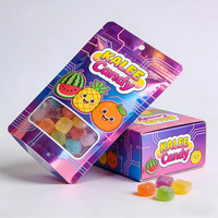 Sachets Mylar personnalisés pour céréales, à fermeture éclair, 3,5 g, résistants à l'humidité, imprimés en héliogravure, pour emballage de sucre