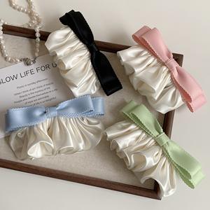 Accesorios para el Cabello de Tela Estilo Ballet, Cinta Elástica para el Cabello, Pinza para Cola de Caballo - Product Image 5