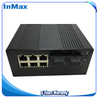 Commutateur réseau PoE géré à 8 ports du fabricant InMax Shenzhen, commutateur industriel Din-Rail