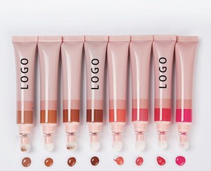 Rubor Líquido Multiusos de Larga Duración para Labios y Mejillas, Resistente al Agua, <span class=keywords><strong>en</strong></span> Tubo Exprimible, Tinte de Rubor - Product Image 2