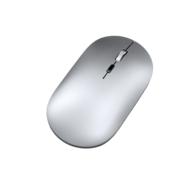 Customized T-WOLF X2 Dual-mode 2.4G BT Silver Ultra Slim Charging Silent Black Mouse Tablet Universal Gaming Office Mouse