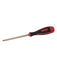 Tournevis anti-étincelles en cuivre béryllium de qualité industrielle, embout Phillips PH2*125mm, manche en plastique, finition polie, emballé en boîte