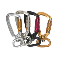 Chaîne de chien en aluminium Laisses pour animaux de compagnie Crochet rapide à ressort pivotant Mousqueton à verrouillage automatique Mousqueton pivotant 25mm Pet Yacht Boat Hardware