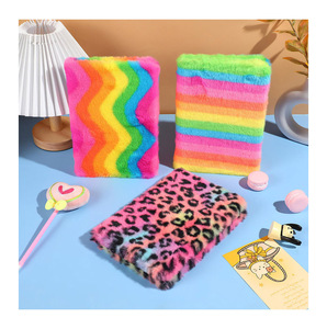 สมุดโน้ตรูปการ์ตูนสุดสร้างสรรค์สมุดโน้ตสำหรับนักเรียนลายเสือดาวสีรุ้ง - Product Image 1