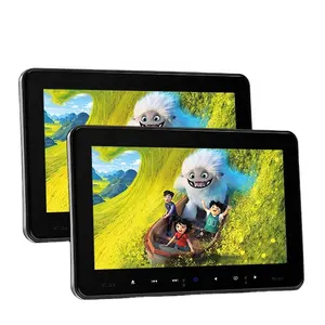 XTRONS 2Pcs 9 "HD הדיגיטלי TFT מסך נשלף משענת ראש לרכב dvd לרכב צג עם native 32 ביטים משחקים מושב אחורי מסך