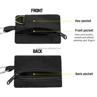 Pochette tactique mini EDC, petit sac organisateur d'accessoires utilitaires, porte-monnaie, pochette pour cartes et clés, sac de rangement pour équipement de plein air