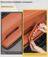 Pour Jetour G700 : Coussinets en silicone antidérapants pour rainures de poignées de porte et boîtes de rangement quatre portes, fournitures de modification intérieure