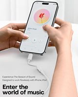 Kabel Dongle Audio USB C ke 3.5mm, adaptor Jack Headphone untuk ponsel 15 USB C ke Aux