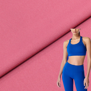 Haute qualité personnalisé mat Double face 4 voies extensible tricot nylon Spandex tissu Sportswear Activewear Leggings pantalons de <span class=keywords><strong>Yoga</strong></span> tissus - Product Image 1