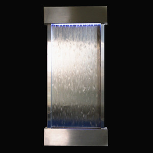 Interior Water Feature Indoor <strong>Waterfall</strong> <strong>Mirror</strong>,glass Water Wall Fountain with Led Light Home Decoration