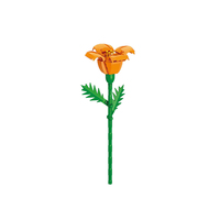 Ensembles de blocs de construction en forme de fleurs, plante en pot avec boîte cadeau, ensembles de briques MOC, ensembles DIY pour enfants, jouets éducatifs pour enfants 9094