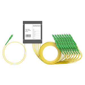 รองรับ OEM ODM โรงงานโดยตรง ตัวแยกไฟเบอร์ออปติก PLC แบบ 1x32 SC APC ชนิดกล่อง ABS สำหรับเครือข่ายโทรคมนาคม - Product Image 1