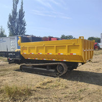 10 Tonnen 15 Tonnen Mini Special Crawler Muldenkipper Geeignet für tropische Dschungel arbeits bedingungen, Diesel Belt Dump Truck
